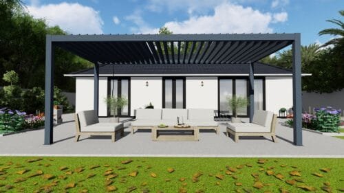 Lamellen+grey+ without awing Lamellendach