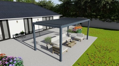 Lamellen+grey+ without awing Lamellendach