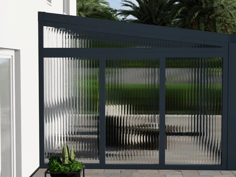 Clear Polycarbonate Festelement